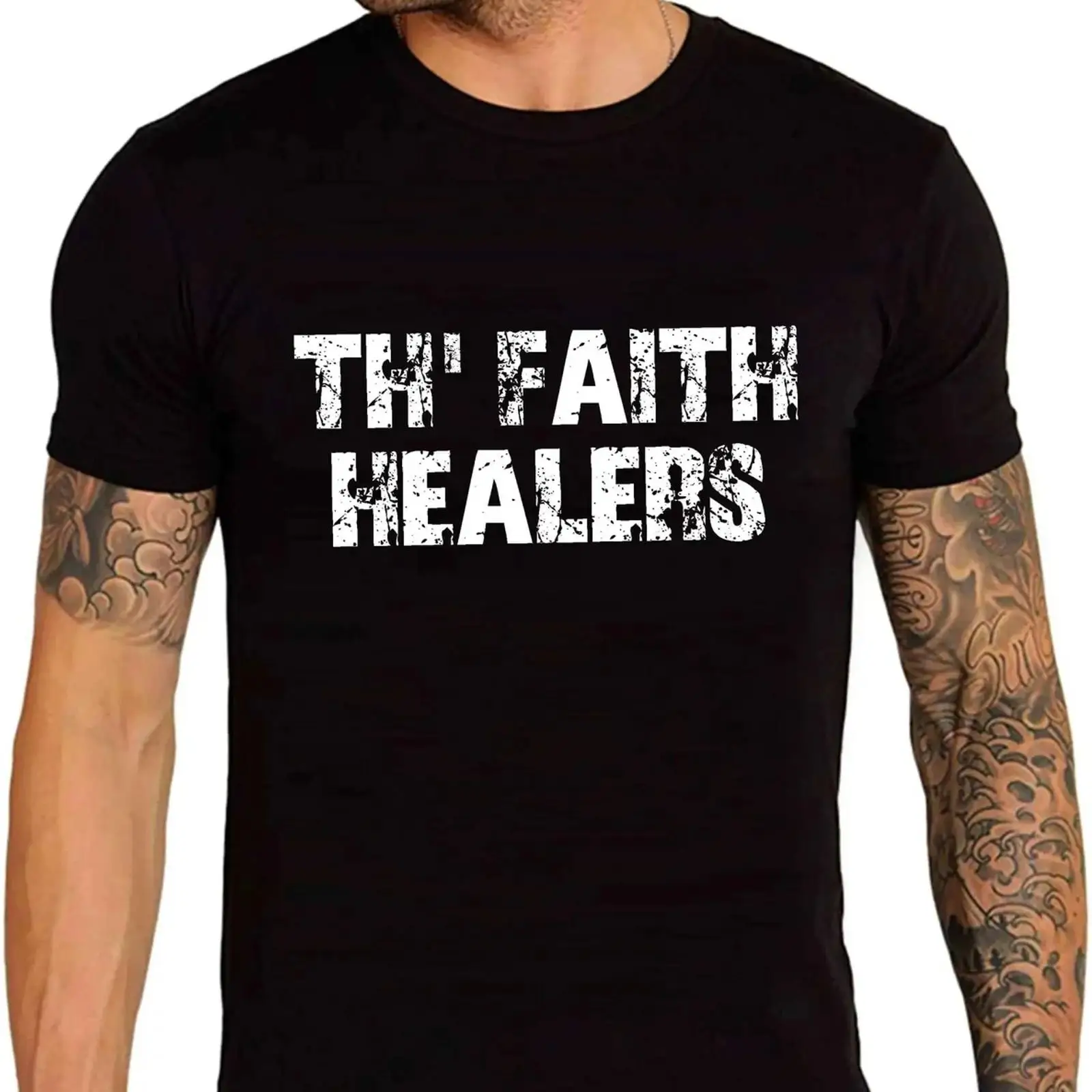 Vintage Fashion Herren - Herren Grafik T Shirt Die Wunderheiler