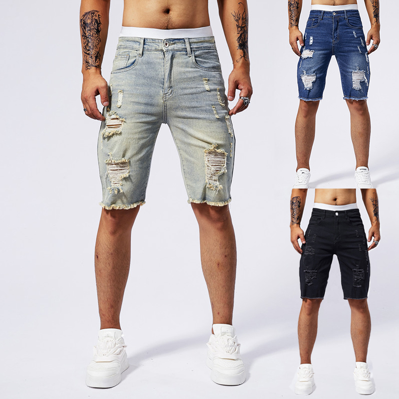 2025 Summer New Men's Ripped D - огляд і ціна Vintage Fashion In 2025