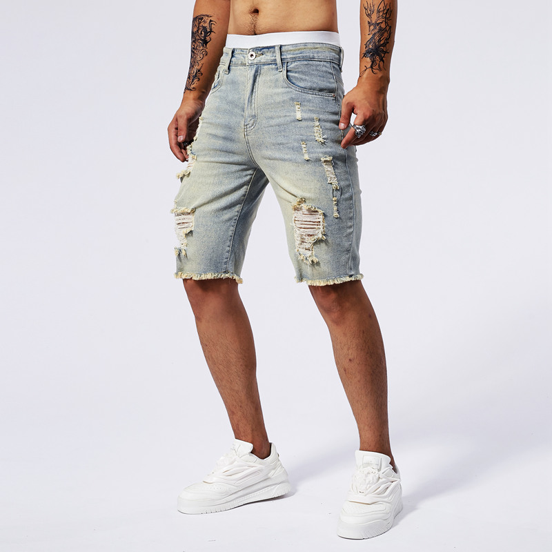 2025 Summer New Men's Ripped D - огляд і ціна Vintage Fashion In 2025