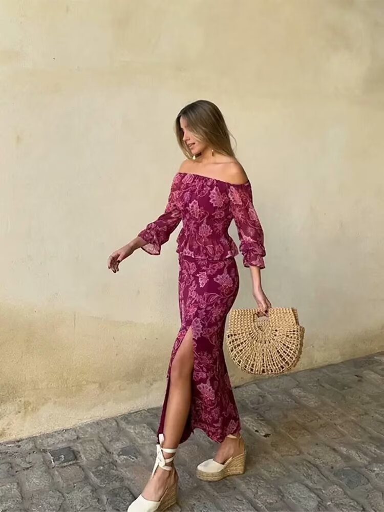 Vintage Sexy Elegant Printed T - огляд і ціна Vintage Fashion In 2025