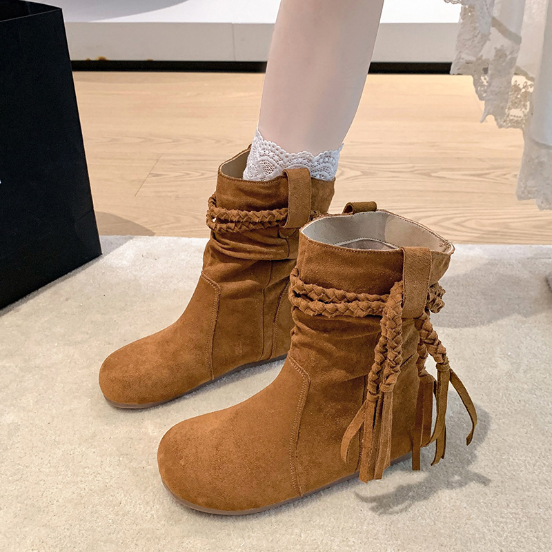 2025 Fall New Vintage Boots Re - огляд і ціна Vintage Fashion De
