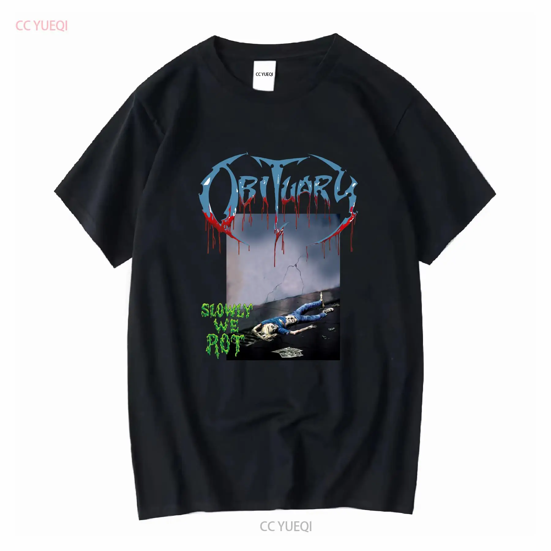 Obituary Slowly We Rot T shirt - огляд і ціна Vintage Fashion Obituaries