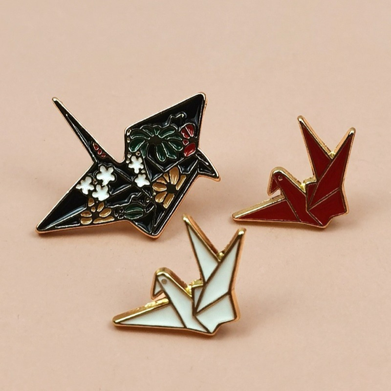 Creative Origami Crane Enamel  - огляд і ціна Vintage Fashion Meaning