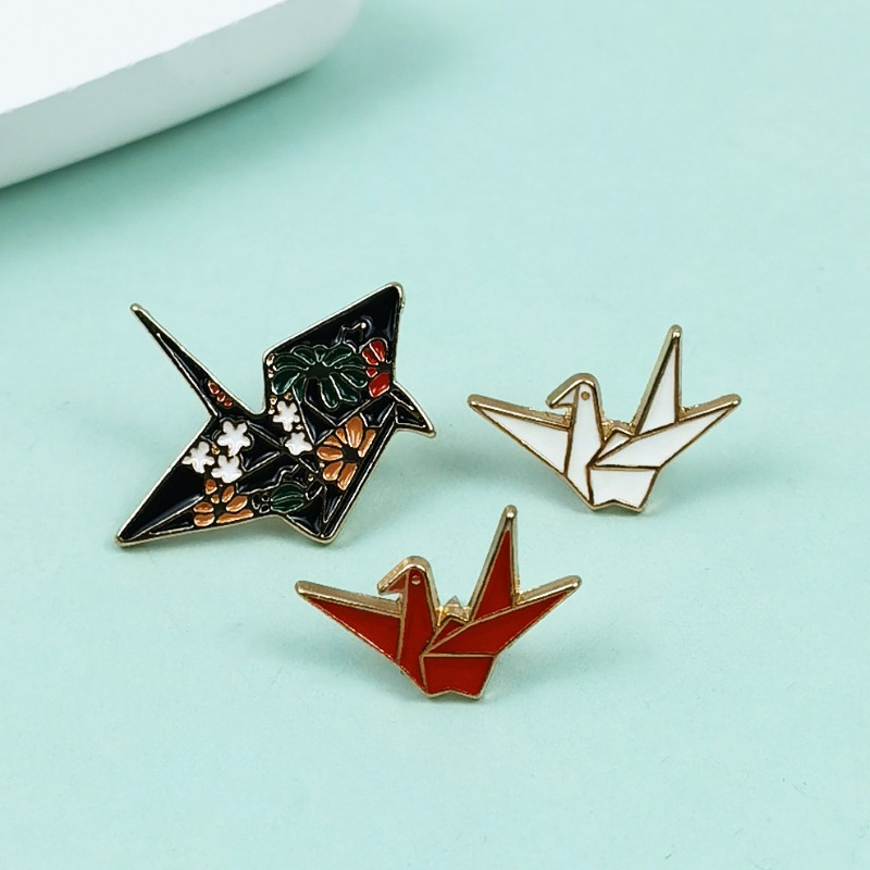 Creative Origami Crane Enamel  - огляд і ціна Vintage Fashion Meaning
