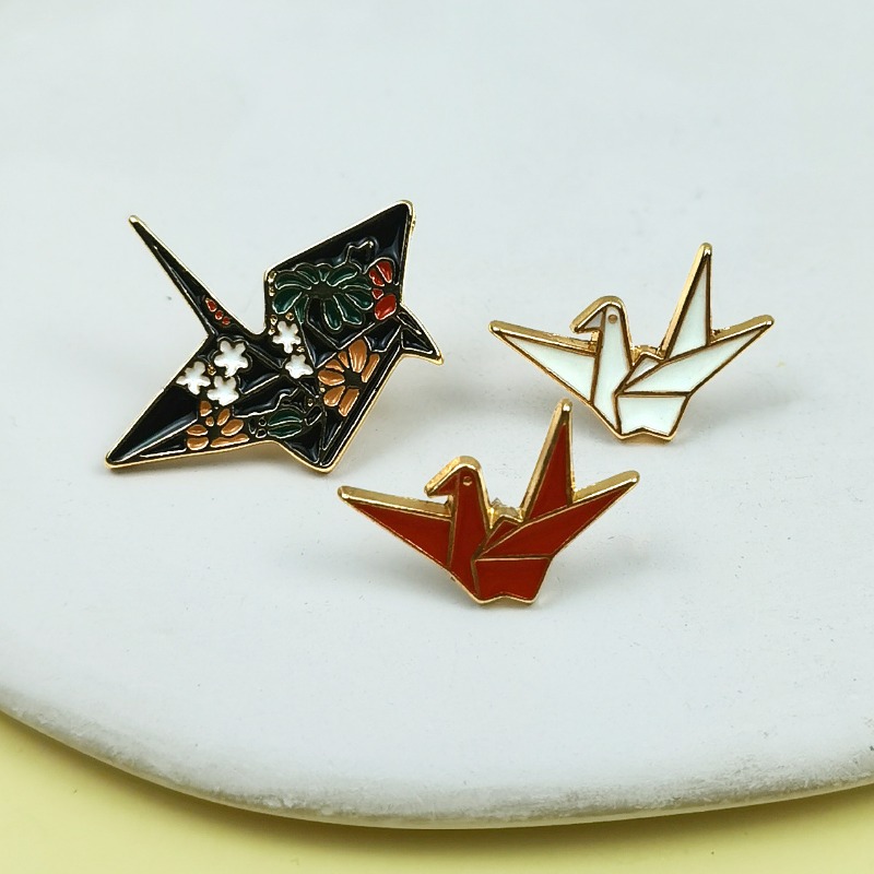Creative Origami Crane Enamel  - огляд і ціна Vintage Fashion Meaning
