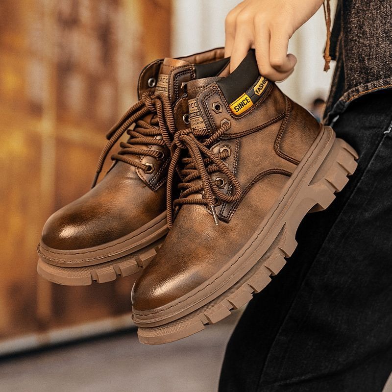 Vintage Men Platform Ankle Boo - огляд і ціна Vintage Fashion Boots