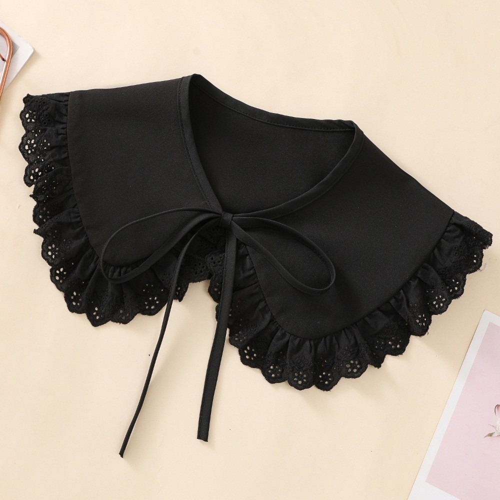 Fashion White Lace Fake Collar - огляд і ціна Vintage Fashion Style Female