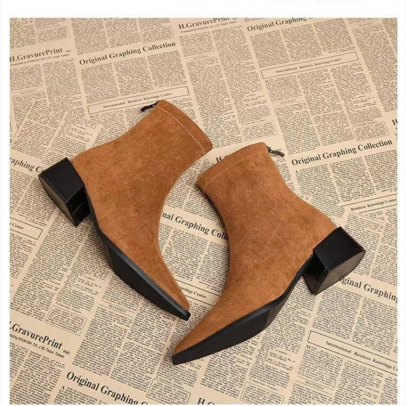 New Low Heel Women Mordern Ank - огляд і ціна Vintage Fashion Style Female