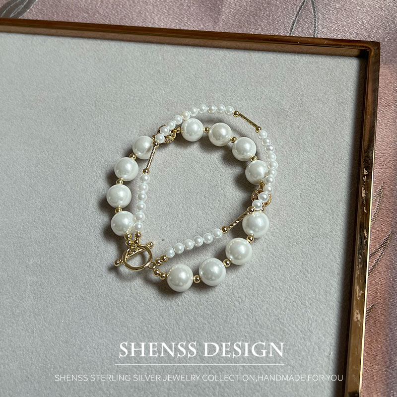 Double layer imitation pearl c - огляд і ціна Vintage Fashion Photos
