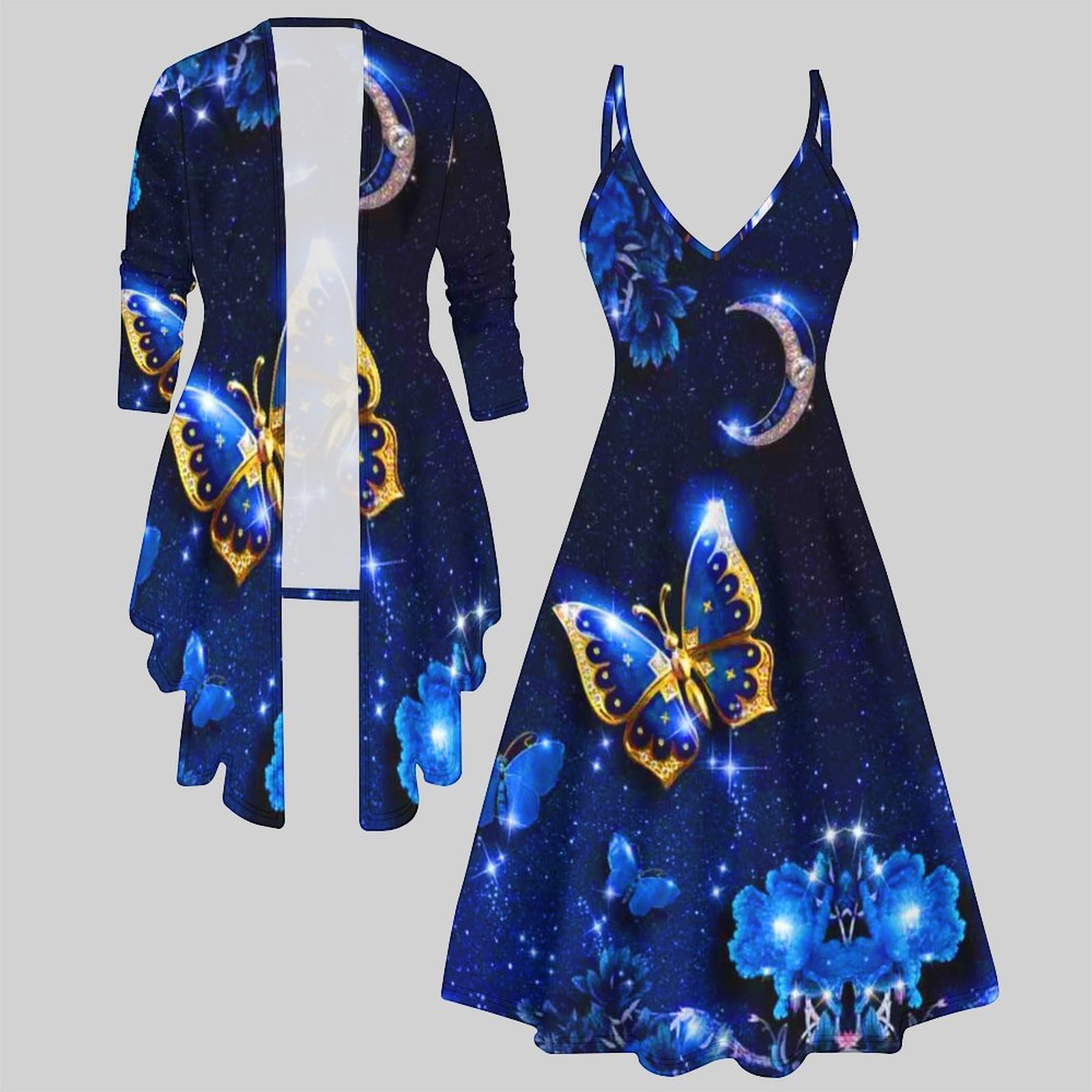 Vintage Print Two Piece Matchi - огляд і ціна Vintage Fashion Wear
