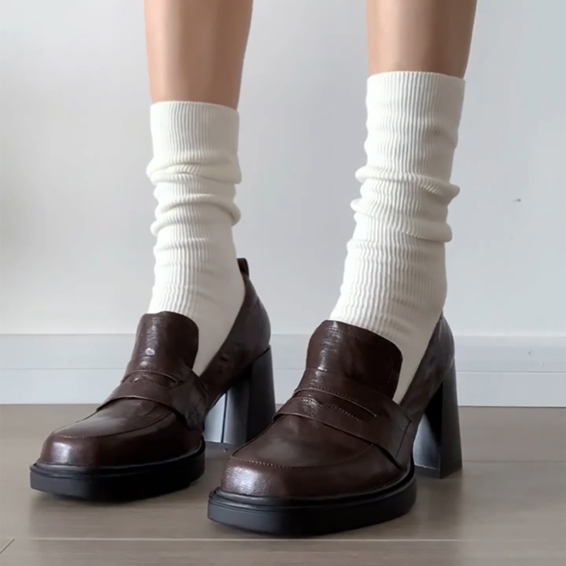College Style Women Loafer Sho - огляд і ціна Vintage Fashion Style Female