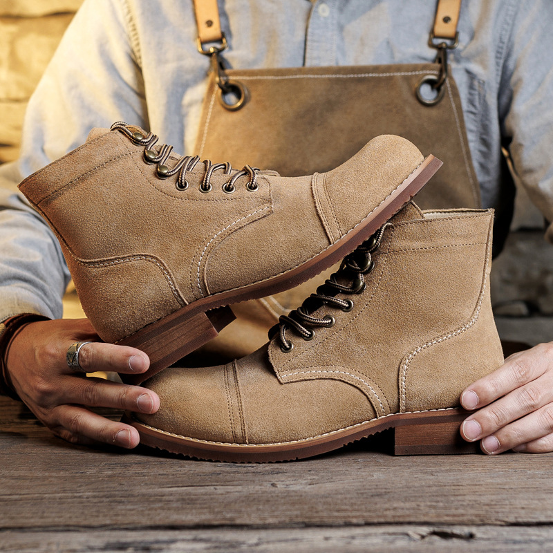 Suede Boot Goodyear-Welted Mot - огляд і ціна Vintage Fashion Boots