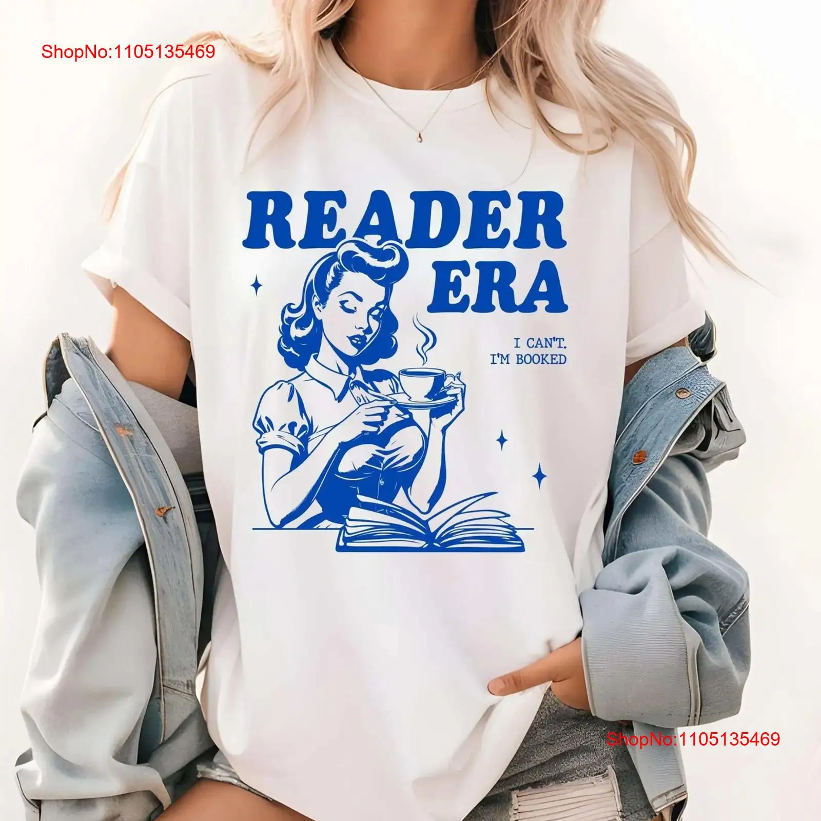 Reader Era T Shirt Book Lover  - огляд і ціна Vintage Fashion Eras