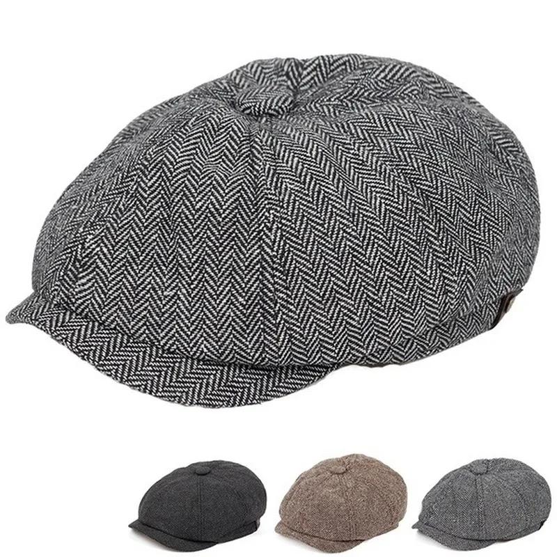 Men Cotton Octagonal Newsboy C - огляд і ціна Vintage Fashion Hats